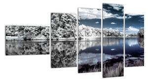 Zimná krajina - obraz (Obraz 110x60cm)