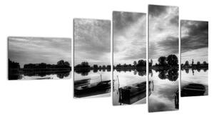 Lode na jazere - obraz (Obraz 110x60cm)