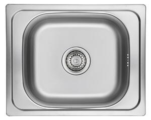 Kuchinox Orion, 1-komorový nerezový drez 500x400x180 mm + sifón, oceľová, LAV-SKO_010T