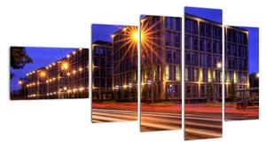 Nočné ulice - obraz do bytu (Obraz 110x60cm)