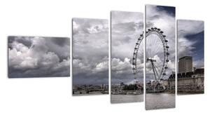 Londýnske oko (London eye) - obraz (Obraz 110x60cm)