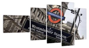 Stanica londýnskeho metra - obraz (Obraz 110x60cm)
