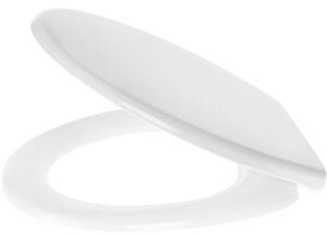 Kuchinox Standard, WC sedadlo 448x373 mm, duroplast, pomalé zatváranie, biela, LAV-ADA_601E