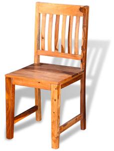 Jedálenské stoličky, 2 ks, drevený masív sheesham