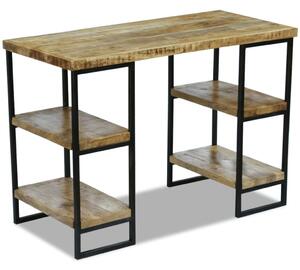 Kancelársky stôl, mangové drevo 110x50x76 cm