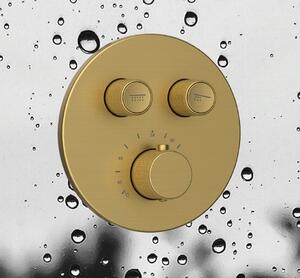 Sapho Sapho, SMART SELECT podomietková termostatická sprchová súprava, 2 výstupy, vystúpenie, chróm, RP042-01