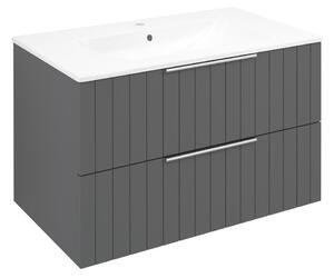 Sapho Sapho, CIRASA umývadlová skrinka 79,8x52x46cm, carina strip, CR801-4141S