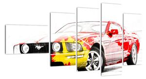 Auto Ford Mustang - obraz (Obraz 110x60cm)