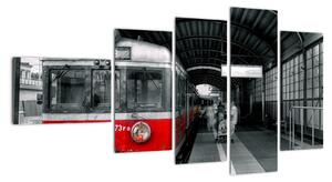 Historický vlak - obraz na stenu (Obraz 110x60cm)