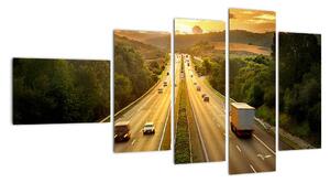 Diaľnica - obraz (Obraz 110x60cm)