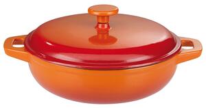GSW Liatinový hrniec na dusenie/pekáč/tajin (30 cm, oranžová, hrniec na dusenie) (100290572)
