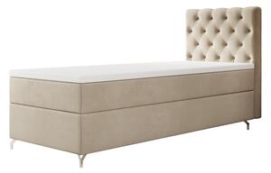 Čalúnená posteľ boxspring FESTER - monolith 02 / ľavá / 90x200