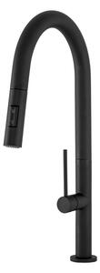 Gamma Round, vysoká drezová batéria h-460, čierna matná, GMA-BRD-BK