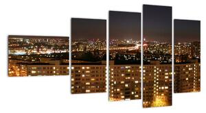 Nočné mesto - obraz (Obraz 110x60cm)