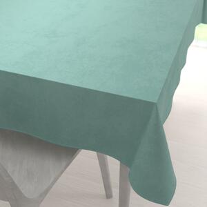Biante Zamatový obdĺžnikový obrus Velvet Premium SVP-048 Pastelová ľadovo zelená 140x200 cm