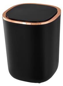 Gamma Gamma, automatický odpadkový kôš 12L, čierna-ružové zlato, GMA-KA-BK