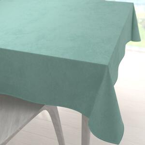 Biante Zamatový štvorcový obrus Velvet Prémium SVP-048 Pastelová ľadovo zelená 100x100 cm
