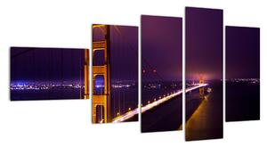 Most cez rieku - obraz (Obraz 110x60cm)