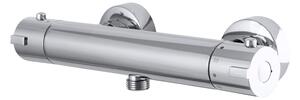 Gamma Termo, termostatická sprchová batéria so spodným 1/2" pripojením sprchy, chrómová, GMA-BTO-CH