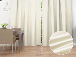 Biante Saténový záves LUX-017 Smotanový 140x180 cm