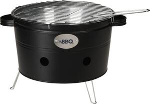 Poop Home Elements Prenosný BBQ gril čierny, 34,5 cm