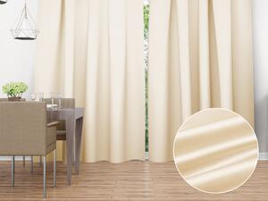 Biante Saténový záves LUX-032 Krémový 140x140 cm