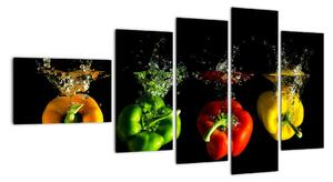 Papriky - obraz (Obraz 110x60cm)