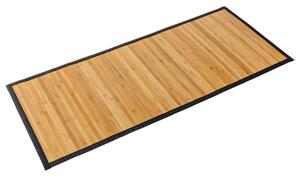 LIVARNO home Bambusový koberec, 57 x 130 cm (prírodná/čierna) (100337570)