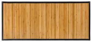 Livarno Home Bambusový koberec, 57 x 130 cm (prírodná/čierna) (100337570)
