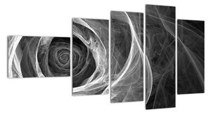 Abstraktné ruže, obrazy (Obraz 110x60cm)