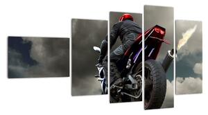 Obraz motorkárov (Obraz 110x60cm)