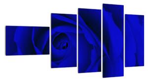 Detail modré ruže - obraz (Obraz 110x60cm)