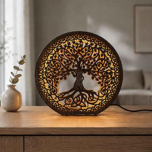 Drevená LED lampa Strom života | FEAL: HDF - Javor 20 cm 4777-115033 LED0597