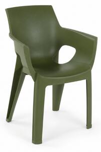 Záhradná jedálenská stolička IVY, zelená