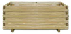 Vyvýšený záhon 100x50x40 cm, drevo, obdĺžnikový