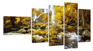 Obraz jesennej krajiny na stenu (Obraz 110x60cm)