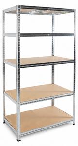 Linder Exclusiv Kovový regál 180x90x40 cm 5 políc