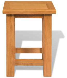 Odkladací stolík 27x24x37 cm, dubový masív