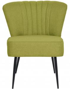 Kokteilová stolička, zelená, látka