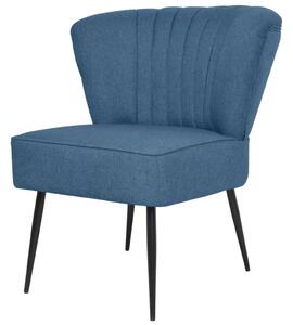 Kokteilová stolička, modrá, látka