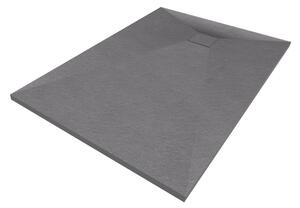 Gamma Erga Oldaf, SMC obdĺžniková sprchová vanička 120 x 80 cm, šedá matná, ERG-GMA-OL-80120G