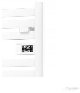 Erga Pago, elektrické vykurovacie teleso 540x960 mm s digitálnym termostatom, 500W, biela matná, ERG-LAV-GRZE-E-ALU-960540-WH