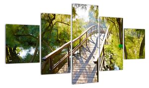 Moderné obraz - most cez vodu (Obraz 125x70cm)