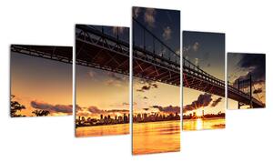 Moderný obraz mosta (Obraz 125x70cm)