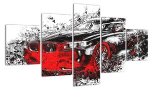 Obraz automobilu - moderný obraz (Obraz 125x70cm)