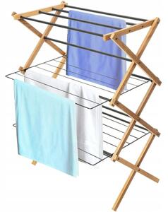 Erga Aurora Plus, vešiak na sušenie bielizne 69x49,5x97 cm na postavenie, hnedá-čierna, ERG-SEP-1265SUAURPLUD