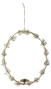 Nástenný svietnik Wreath Antique Brass