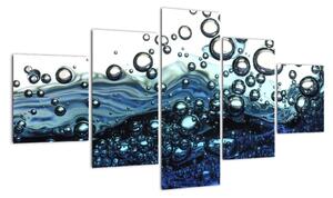 Obraz vodných bublín (Obraz 125x70cm)