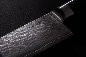 Sada nožov G21 Damascus Premium v bambusovom bloku 3 ks + brúsny kameň
