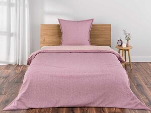 LIVARNO home Džersejová posteľná bielizeň, 140 x 200 cm, 70 x 90 cm (ružovofialová) (100336653)